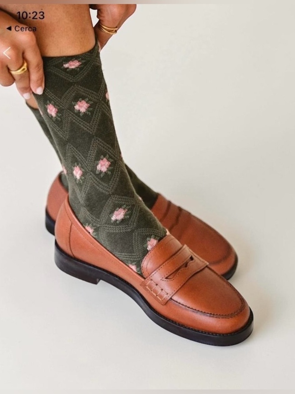Sézane Andrea Loafers in Natural Heritage Leather FR 41 - Picture 11 of 13